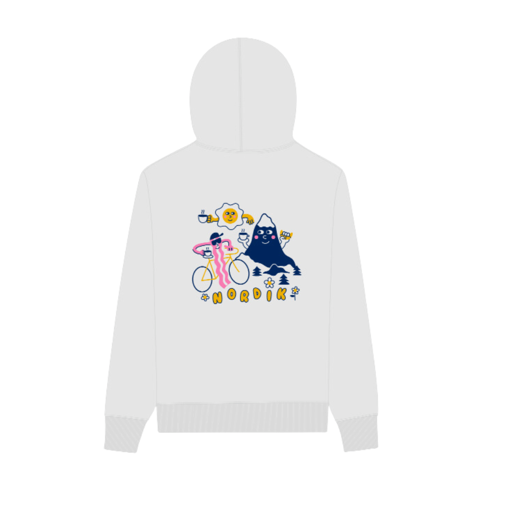 Hoodie Gris Oversize