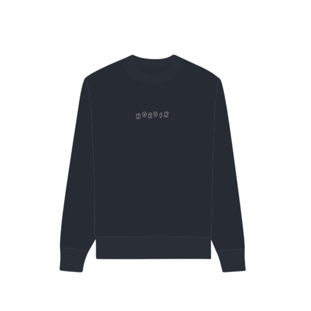 Crewneck Noir Oversize