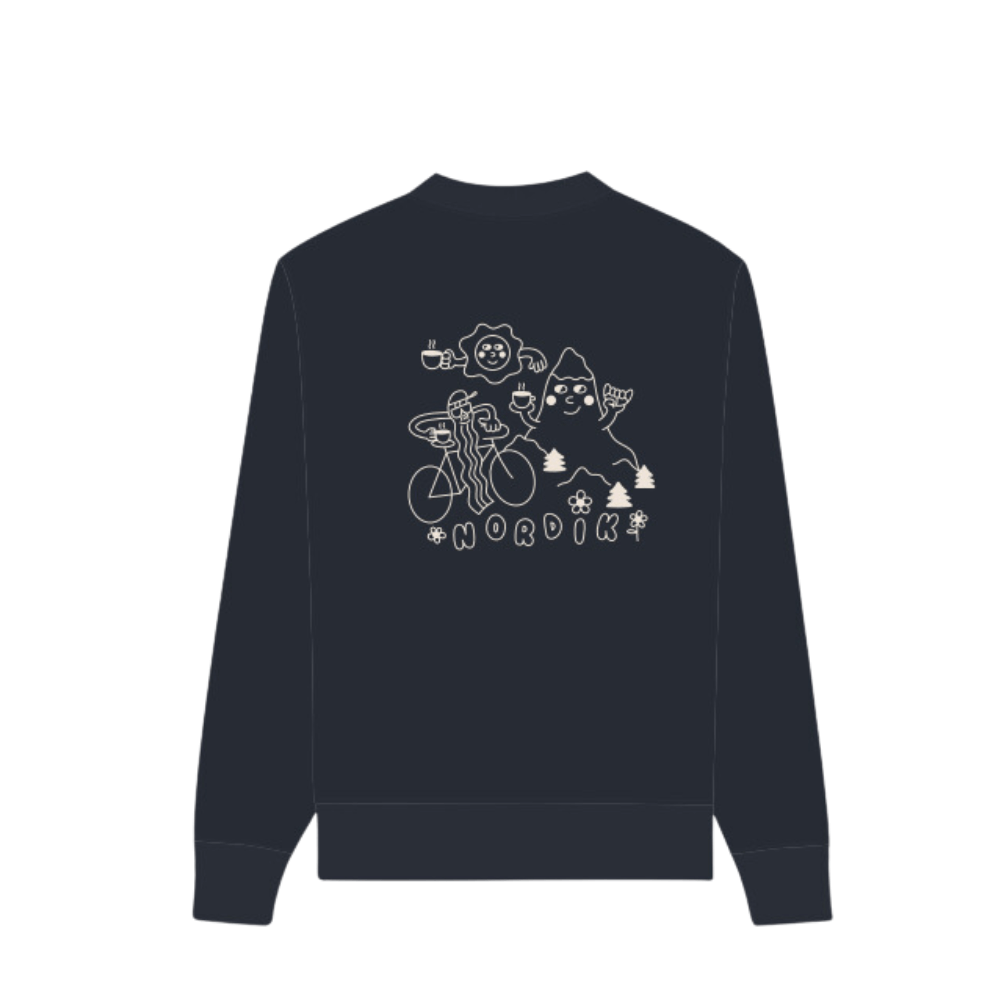 Crewneck Noir Oversize