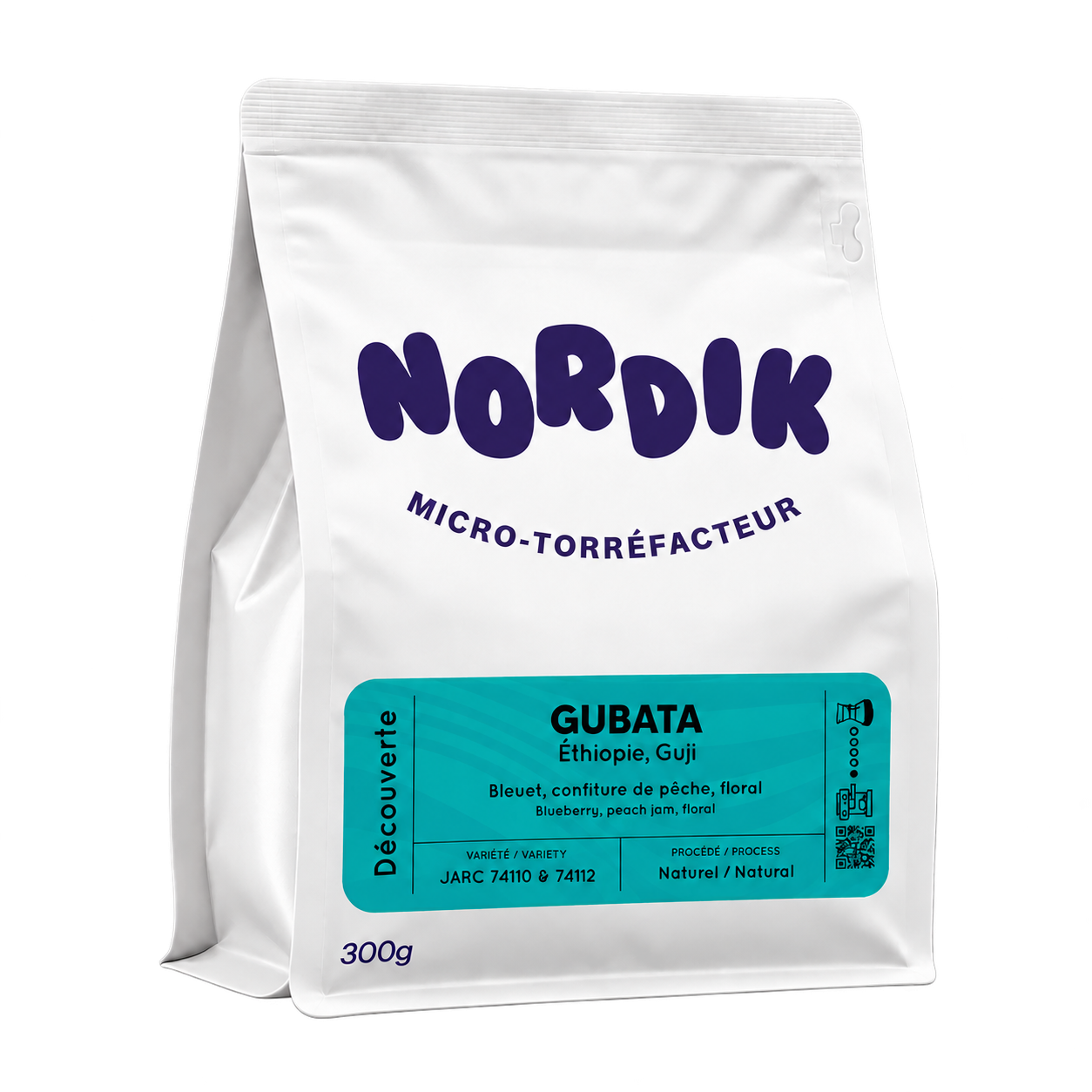 Sac de café Nordik Gubata, 300 g