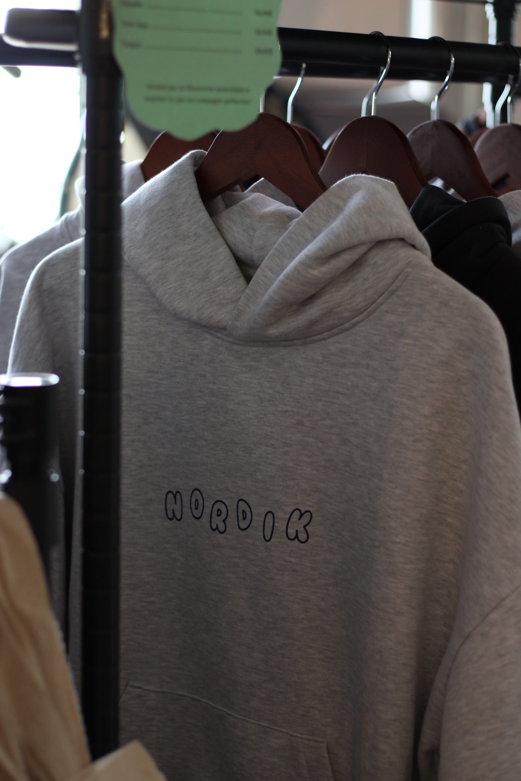 Hoodie Gris Oversize