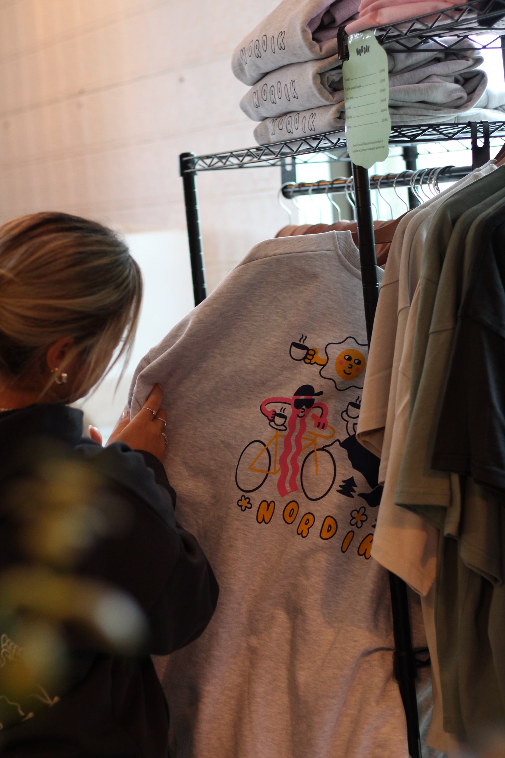 Grey Crewneck Oversize