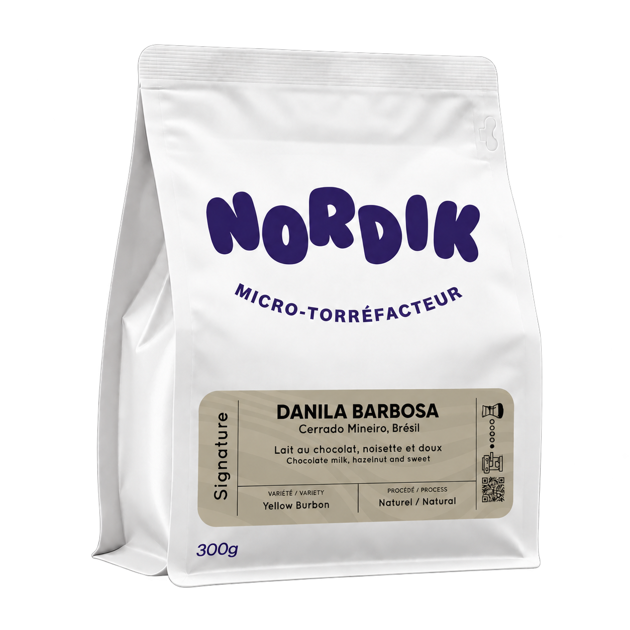Sac de café Nordik Danila Barbosa, 300 g